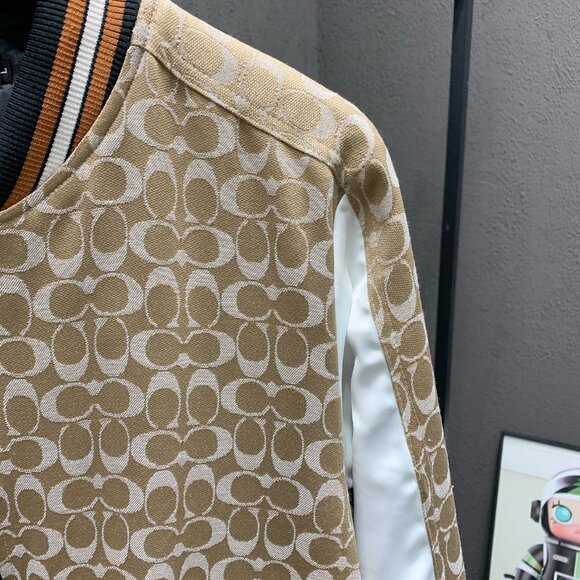 Coach Patchwork All Over Print Jacket Baseball Jacket - Picture 4 of 9